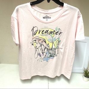 Disney Little mermaid, dreamer crop top tshirt XXL